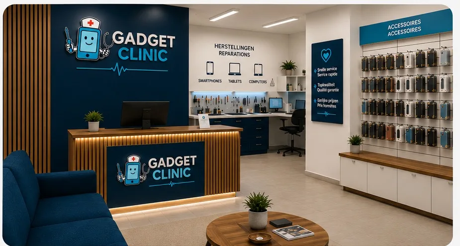 Comptoir et atelier Gadget Clinic à Overijse